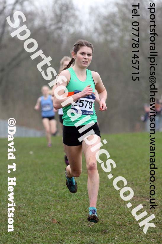 Womens under-20s Inter Counties Cross Country, Prestwold Hall, Loughborough. Photo: David T. Hewitson/Sports for All Pics